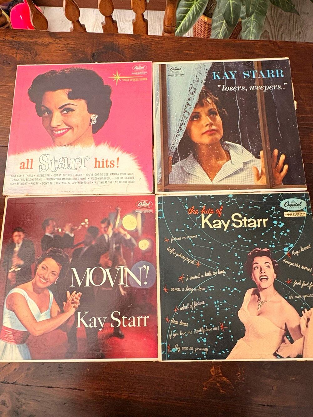 Kay Starr Capitol Records 12" Vinyl LP Lot Hi-Fi All Starr Hits! T-1448